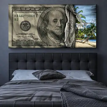 Modular Canvas HD Print Pictures 1 Piece Abstract Vintage Beach Money Painting Home Decor Dollar Poster For Living Room Wall Art
Modular Canvas HD Print Pictures 1 Piece Abstract Vintage Beach Money Painting Home Decor Dollar Poster For Living Room Wall Art