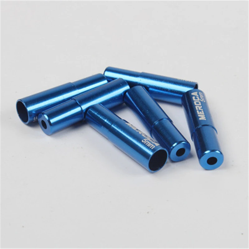 MEROCA Bike Aluminum Alloy 5mm Brake Cable Cap 4mm Shifting Tube Bicycle Parts
