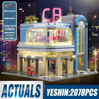 Creator Street View Series California Downtown Diner Compatible with 10260 Modular Building Blocks Brick Toys Christmas Gift
Creator Street View Series California Downtown Diner Compatible with 10260 Modular Building Blocks Brick Toys Christmas Gift