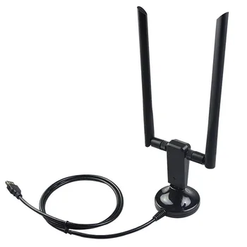 High Speed Antennas Receiver 2.4G 5.8G 1200Mbps Wireless Adapter Dual Band Accessories Computer WIFI USB2.0 Home Network Cards
High Speed Antennas Receiver 2.4G 5.8G 1200Mbps Wireless Adapter Dual Band Accessories Computer WIFI USB2.0 Home Network Cards