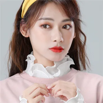 New Women Lace Lapel Fake Collar Cotton White Fake Collar Removable Shirt Clothes Accessories Sweater Collar 
New Women Lace Lapel Fake Collar Cotton White Fake Collar Removable Shirt Clothes Accessories Sweater Collar