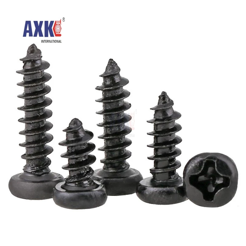 Pan Round Head Self tapping Screw M1.2 M1.4 M1.7 M2 M2.2 M2.6 M3 M3.5 M4 Small Carbon steel Cross Phillips Black Screw
Pan Round Head Self tapping Screw M1.2 M1.4 M1.7 M2 M2.2 M2.6 M3 M3.5 M4 Small Carbon steel Cross Phillips Black Screw