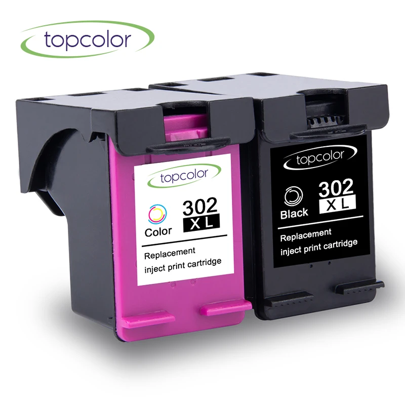 Topcolor 302 XL Black Ink Cartridge Fit for HP 302 hp302 302XL Color Ink with Chip F6U68A F6U67A 5220 5230 5252 5255 Printer
Topcolor 302 XL Black Ink Cartridge Fit for HP 302 hp302 302XL Color Ink with Chip F6U68A F6U67A 5220 5230 5252 5255 Printer