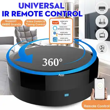Universal IR Smart Remote Control WiFi + Infrared Home Control Hub Tuya App Works with Google Assistant Alexa Siri APP Smart
Universal IR Smart Remote Control WiFi + Infrared Home Control Hub Tuya App Works with Google Assistant Alexa Siri APP Smart