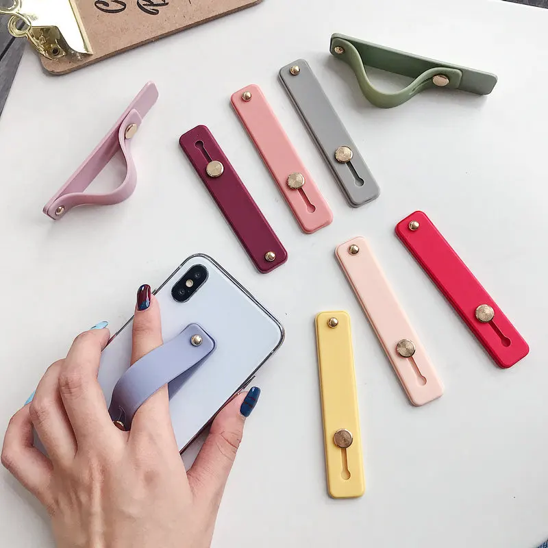 Colorful Silicone Finger Ring Mobile Phone Holder Band Strap Universal Phone Stand Push Pull Universal Phone Holder For iPhone12
Colorful Silicone Finger Ring Mobile Phone Holder Band Strap Universal Phone Stand Push Pull Universal Phone Holder For iPhone12