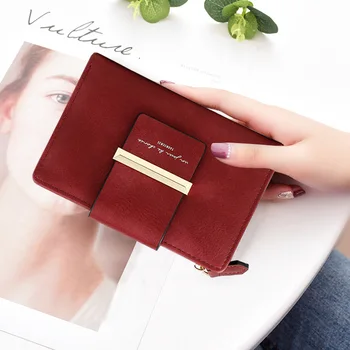 Vintage Women Wallets PU Leather Short Zipper Buckle Purse Multi-card Position Card Holder Multifunction Chic Female Clutch Bag
Vintage Women Wallets PU Leather Short Zipper Buckle Purse Multi-card Position Card Holder Multifunction Chic Female Clutch Bag