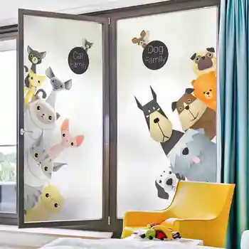 Cartoon dog frosted glass film window sticker shading creative sliding door sticker anti-voyeur electrostatic glass sticker
Cartoon dog frosted glass film window sticker shading creative sliding door sticker anti-voyeur electrostatic glass sticker