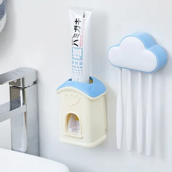 Cloud Toothbrush Holder Multifunction Toothpaste Toothbrush Storage Bathroom Accessories Child Convenient Toothpaste Dispenser
Cloud Toothbrush Holder Multifunction Toothpaste Toothbrush Storage Bathroom Accessories Child Convenient Toothpaste Dispenser