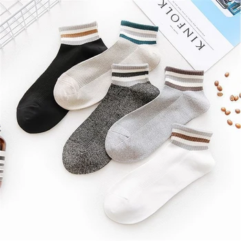 Men's Socks Cotton Stripe Boat Socks All Seasons Spring Autumn Male Casual Harajuku Breathable Men Ankle Sock Meias
Men's Socks Cotton Stripe Boat Socks All Seasons Spring Autumn Male Casual Harajuku Breathable Men Ankle Sock Meias