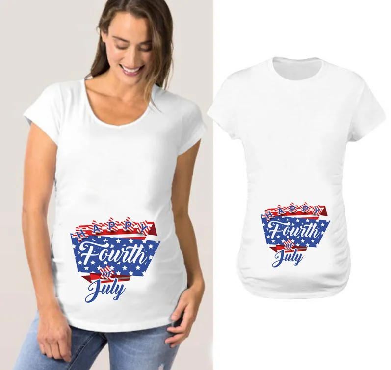 Simple Summer New Style Maternity Clothes Independence Day Printed Letter Comfortable Tops Europe And America Large Size Dress 6
Simple Summer New Style Maternity Clothes Independence Day Printed Letter Comfortable Tops Europe And America Large Size Dress 6