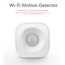 Tuya Smart WiFi PIR Detector Home Human Body Motion Infrared Sensor APP Remote Control Alarm Push Smart Linkage Real-Time Detect
Tuya Smart WiFi PIR Detector Home Human Body Motion Infrared Sensor APP Remote Control Alarm Push Smart Linkage Real-Time Detect