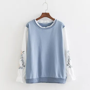 Women Casual Ruffles Plus Size Hoodies Female Cotton Patchwork Pullovers Butterfly Sleeve Loose Sweatshirts
Women Casual Ruffles Plus Size Hoodies Female Cotton Patchwork Pullovers Butterfly Sleeve Loose Sweatshirts