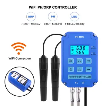 PH-803W 2-in-1 PH ORP Redox Controller Wifi Output Power Relay Monitor Water Quality Tester For Laboratories Analysis Aquarium
PH-803W 2-in-1 PH ORP Redox Controller Wifi Output Power Relay Monitor Water Quality Tester For Laboratories Analysis Aquarium