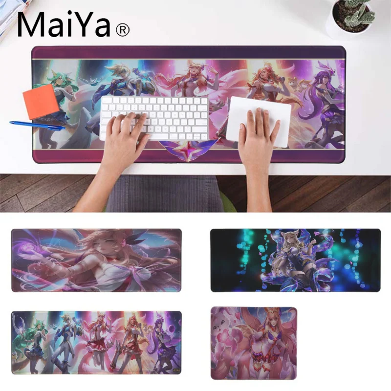MaiYa Star Guardian Ahri LoL League of Legeds Mouse Game Speed/Control Version Large Gaming Mouse Pad anime mousepad
MaiYa Star Guardian Ahri LoL League of Legeds Mouse Game Speed/Control Version Large Gaming Mouse Pad anime mousepad