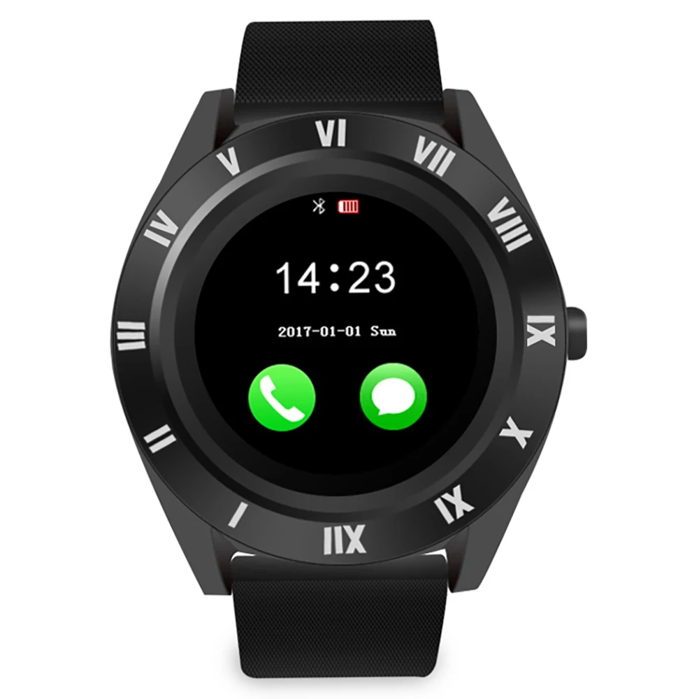 M11 Bluetooth Smart Watch Large Round Screen SIM Card Slot Smart Bracelet Fitness Bluetooth Sports Watch Sleep Monitor Pedometer
M11 Bluetooth Smart Watch Large Round Screen SIM Card Slot Smart Bracelet Fitness Bluetooth Sports Watch Sleep Monitor Pedometer