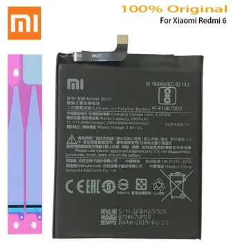 Original BN37 Mobile Phone Battery For Xiaomi Redmi 6 Redmi 6A 2900mAh Replacement Li-ion Battery
Original BN37 Mobile Phone Battery For Xiaomi Redmi 6 Redmi 6A 2900mAh Replacement Li-ion Battery