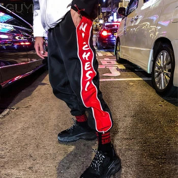 Patchwork Side Zipper Hip Hop Letter Pants For Men Casual Pencil Trousers Male Joggers Streetwear Fashion Skateboard Sport Pants
Patchwork Side Zipper Hip Hop Letter Pants For Men Casual Pencil Trousers Male Joggers Streetwear Fashion Skateboard Sport Pants
