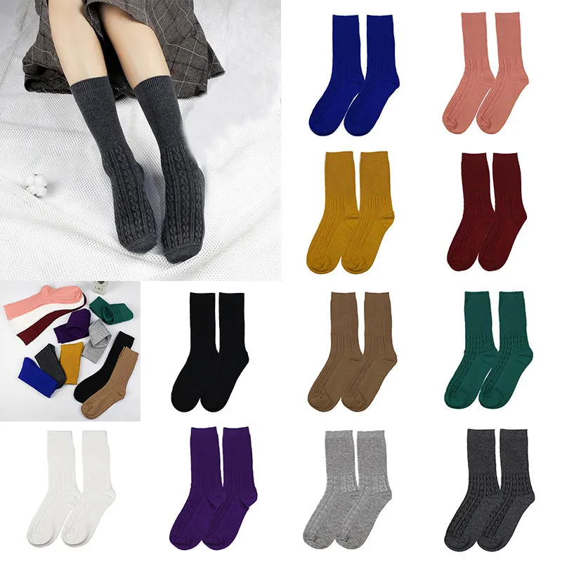 Japanese Vertical Strip Pattern Socks Women's Cotton Winter Warm Solid Long Socks Girls Hot Sale Blue Black Pink Pile Retro Sock
Japanese Vertical Strip Pattern Socks Women's Cotton Winter Warm Solid Long Socks Girls Hot Sale Blue Black Pink Pile Retro Sock