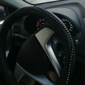 Smooth Steering Wheel Cover 38cm/15 inch PU Leather Steering Wheel Cover Universal Fashionable Black Heiß
Smooth Steering Wheel Cover 38cm/15 inch PU Leather Steering Wheel Cover Universal Fashionable Black Heiß