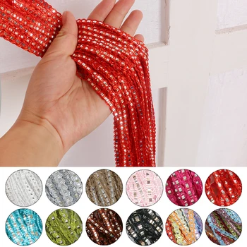 100x200cm Home Divider Sheer Door Window Flash Silver Line Decor Tassel Panel Shiny String Curtain String Sheer Curtain Beaded
100x200cm Home Divider Sheer Door Window Flash Silver Line Decor Tassel Panel Shiny String Curtain String Sheer Curtain Beaded