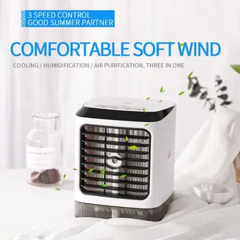 New Mini Portable Air Conditioner Multifunctional USB Plug Desktop Cooler Humidifier Purifier Office Home Refrigeration Fan
New Mini Portable Air Conditioner Multifunctional USB Plug Desktop Cooler Humidifier Purifier Office Home Refrigeration Fan