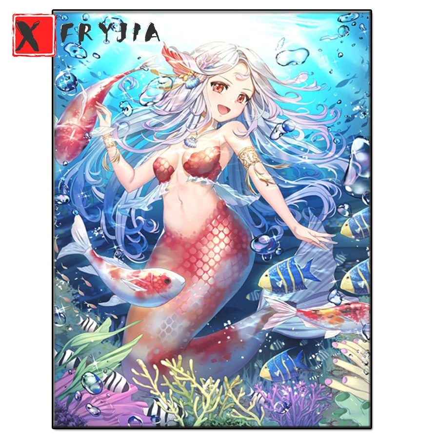 DIY diamond painting Cartoon mermaid cross stitch full mosaic diamond embroidery square / round 5D handmade gift home decoration
DIY diamond painting Cartoon mermaid cross stitch full mosaic diamond embroidery square / round 5D handmade gift home decoration