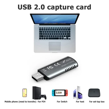 HDMI HD Video Capture Card HDMI Grabber Record Boxes USB 2.0 to Household Computer Accessories for Game Recording
HDMI HD Video Capture Card HDMI Grabber Record Boxes USB 2.0 to Household Computer Accessories for Game Recording