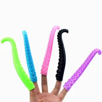 Kuulee 5Pcs/Set Eco-friendly Octopus Tentacles Shape Finger Puppet Mini Funny Toys for Telling Stories
Kuulee 5Pcs/Set Eco-friendly Octopus Tentacles Shape Finger Puppet Mini Funny Toys for Telling Stories