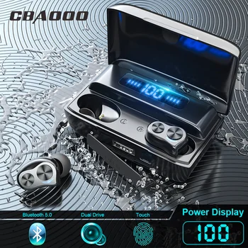 CBAOOO Bluetooth 5.0 Earphones Dual Driver TWS Sports Wireless Earbuds Stereo Headset Waterproof Touch Control Music Earphone
CBAOOO Bluetooth 5.0 Earphones Dual Driver TWS Sports Wireless Earbuds Stereo Headset Waterproof Touch Control Music Earphone