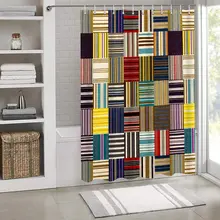 High Quality Fabric Shower Curtain Waterproof Polyester Colorful Lattice Simple Unique Design Pattern Bathroom Screen Home Decor
High Quality Fabric Shower Curtain Waterproof Polyester Colorful Lattice Simple Unique Design Pattern Bathroom Screen Home Decor