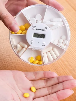 Pill Case Smart Timing Medicine Box Portable Mini Small Medicine Box Portable Points Drug Maker ONE Week Pill Box
Pill Case Smart Timing Medicine Box Portable Mini Small Medicine Box Portable Points Drug Maker ONE Week Pill Box