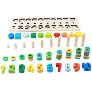 Wooden Digital Shape Matching Cognitive Logarithmic Board Early Childhood Education Intellectual Hand Grasping Board Toy
Wooden Digital Shape Matching Cognitive Logarithmic Board Early Childhood Education Intellectual Hand Grasping Board Toy