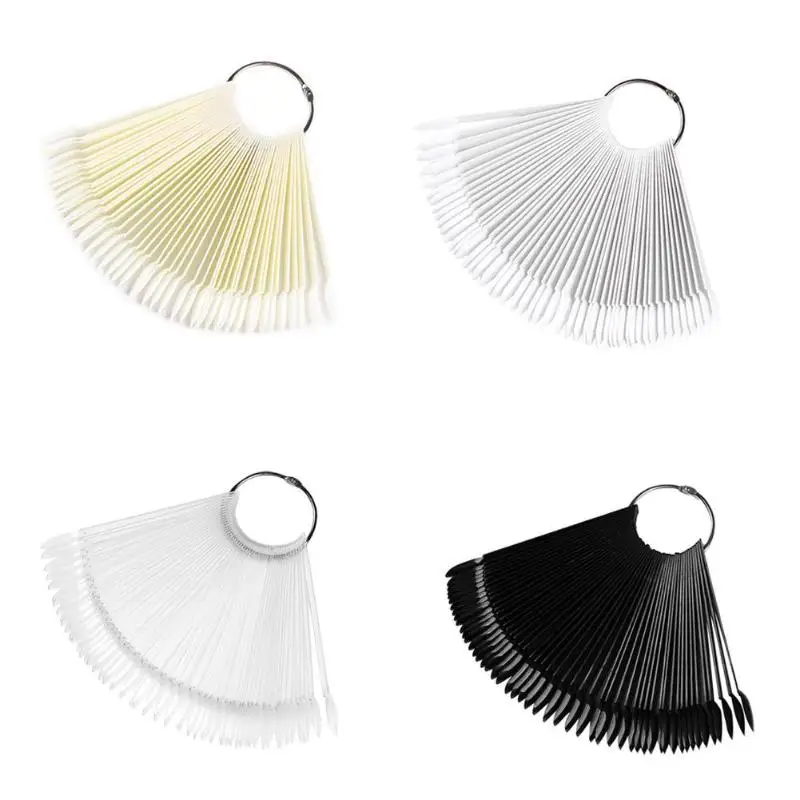 50pcs False Nail Tips Round Head Iron Ring Fan Color Card Oval Fake Nail Tips Manicure Nail Art Practice Display Design Tools
50pcs False Nail Tips Round Head Iron Ring Fan Color Card Oval Fake Nail Tips Manicure Nail Art Practice Display Design Tools