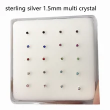 20 Pcs/Set 925 Sterling Silver Fine Nose Piercing Jewelry Classic 1.5mm Nose Stud Pircing Nariz Plata
20 Pcs/Set 925 Sterling Silver Fine Nose Piercing Jewelry Classic 1.5mm Nose Stud Pircing Nariz Plata