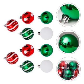 30pcs Christmas Tree Decoration Colored Drawing Ball Home Decor (Green+Red)
30pcs Christmas Tree Decoration Colored Drawing Ball Home Decor (Green+Red)