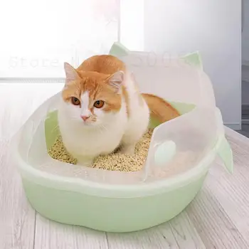 Cat Sand Pot Semi-enclosed Kitten Toilet Small Kitten Kitten Kitten Kitten Cute Splash-proof Cat Hole
Cat Sand Pot Semi-enclosed Kitten Toilet Small Kitten Kitten Kitten Kitten Cute Splash-proof Cat Hole