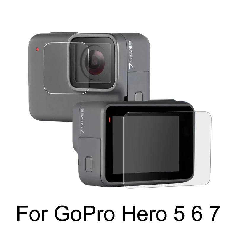 Screen Protector for GoPro Hero 7 Black 6 5 Accessories Protective Film Tempered Glass for Go Pro Hero 7 White & Silver
Screen Protector for GoPro Hero 7 Black 6 5 Accessories Protective Film Tempered Glass for Go Pro Hero 7 White & Silver