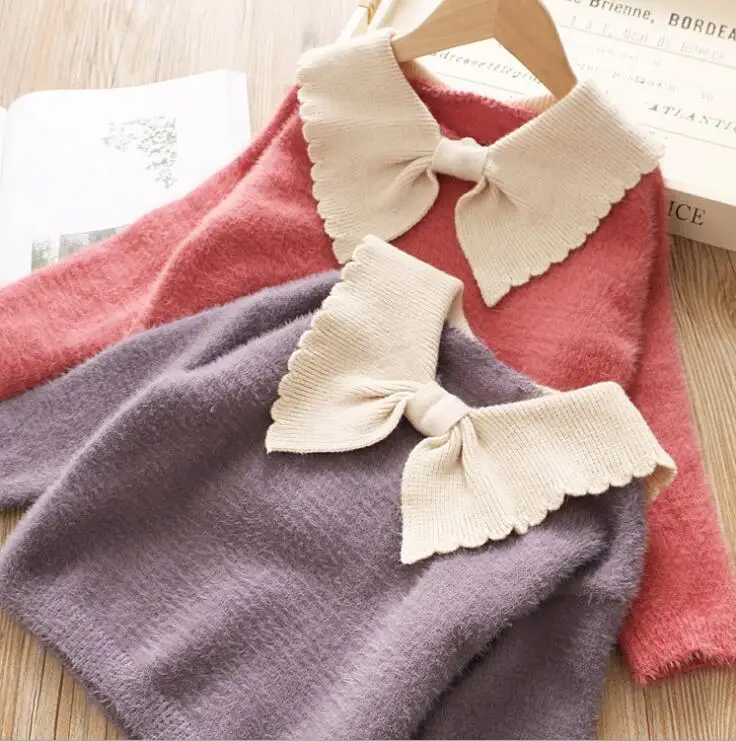 2019 New Stylish Girls Knitted Bow Sweater Long Sleeve Cotton Autumn Kids Boys Sweaters 2-7 Years
2019 New Stylish Girls Knitted Bow Sweater Long Sleeve Cotton Autumn Kids Boys Sweaters 2-7 Years