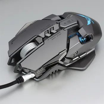X300GY USB Wired Adjustable 4000dpi 7Buttons Optical Gaming Mouse LED Backlight For PC Mechanical Macro Programming Mice
X300GY USB Wired Adjustable 4000dpi 7Buttons Optical Gaming Mouse LED Backlight For PC Mechanical Macro Programming Mice
