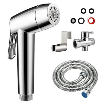 Handheld Toilet Bidet Sprayer Set Kit Stainless Steel Hand Bidet Faucet for Bathroom Hand Sprayer Shower Head Self Cleaning
Handheld Toilet Bidet Sprayer Set Kit Stainless Steel Hand Bidet Faucet for Bathroom Hand Sprayer Shower Head Self Cleaning