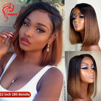 Hesperis Ombre Bob Human Hair Wigs 13X4 Deep Part Lace Front Wigs Short Bob Cut 360 Lace Frontal Wigs Brazilian Remy Colored
Hesperis Ombre Bob Human Hair Wigs 13X4 Deep Part Lace Front Wigs Short Bob Cut 360 Lace Frontal Wigs Brazilian Remy Colored