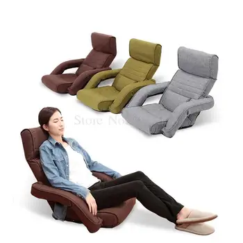 Lazy small sofa single bay window bed no leg back folding armrest computer seat
Lazy small sofa single bay window bed no leg back folding armrest computer seat
