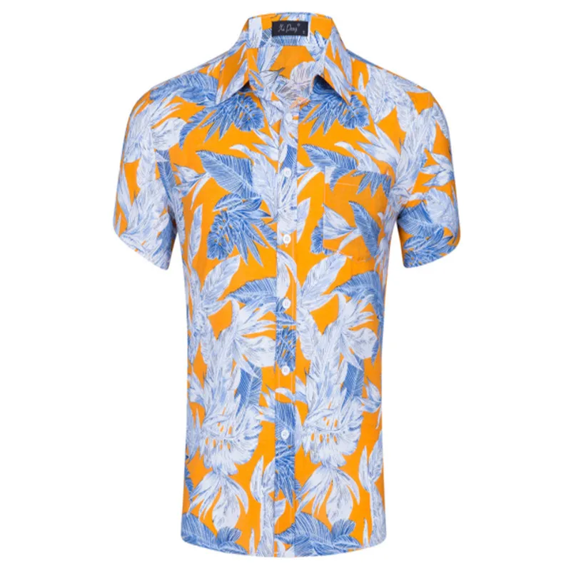 Summer Mens Short Sleeve Beach Hawaiian Shirts Casual Flower Floral Shirts Plus US Size XXL 2019 New Mens Clothing Fashion
Summer Mens Short Sleeve Beach Hawaiian Shirts Casual Flower Floral Shirts Plus US Size XXL 2019 New Mens Clothing Fashion