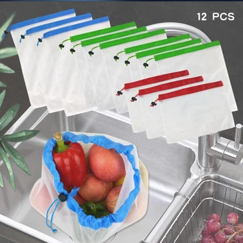 Vegetable And Fruit Toys Reusable Drawstring Cinched Mesh Bag Washable Mesh Environmental Protection Bag 
Vegetable And Fruit Toys Reusable Drawstring Cinched Mesh Bag Washable Mesh Environmental Protection Bag