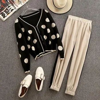 ICHOIX Knitted tracksuit women elegant two piece set top and pants winter set clothing 2pcs casual cardigan Korean Outfits
ICHOIX Knitted tracksuit women elegant two piece set top and pants winter set clothing 2pcs casual cardigan Korean Outfits