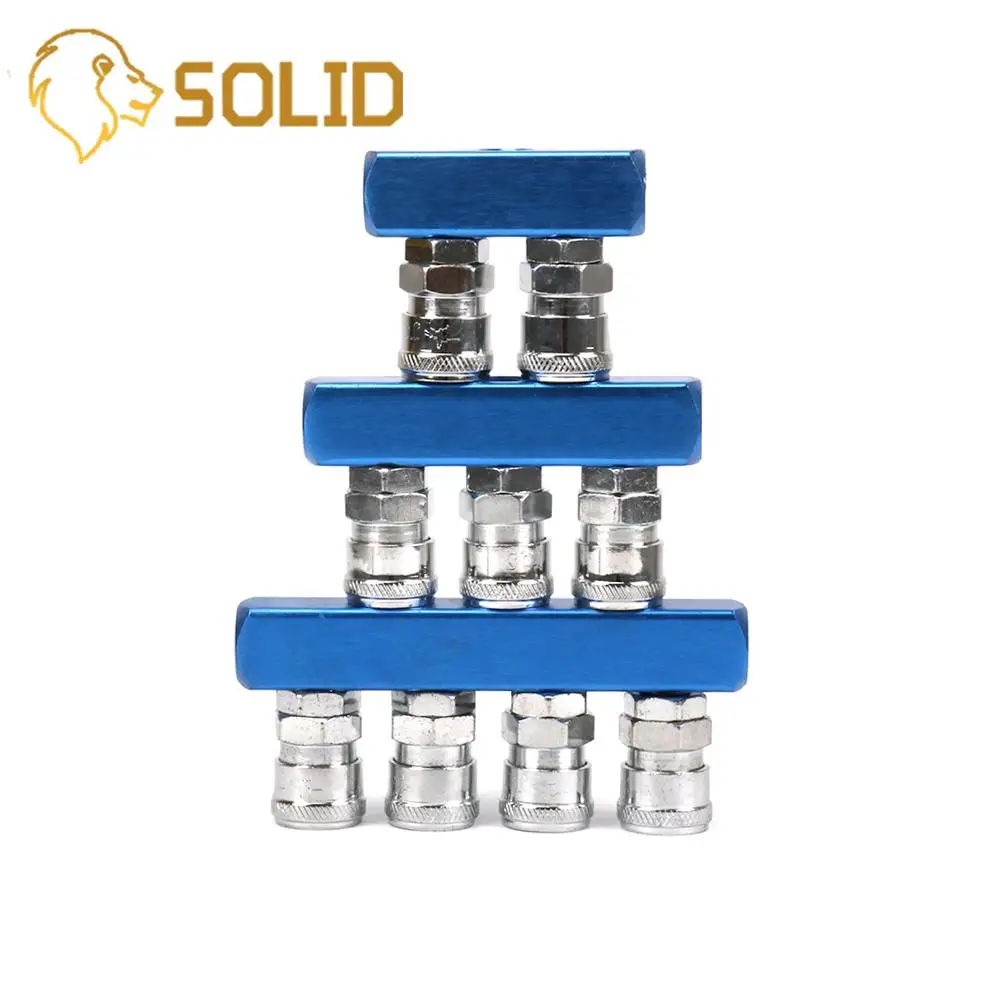 Pneumatic Fitting 2/3/4 Way Air Hose Pass Quick Coupler Socket for Air Compressor
Pneumatic Fitting 2/3/4 Way Air Hose Pass Quick Coupler Socket for Air Compressor