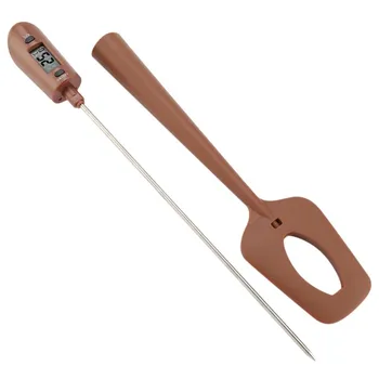 Digital Thermometer and Silicone Scraper Spatula Instant Cooking Temperature Reader Stirrer Ktichen Baking Cooking Tool Gadgets
Digital Thermometer and Silicone Scraper Spatula Instant Cooking Temperature Reader Stirrer Ktichen Baking Cooking Tool Gadgets