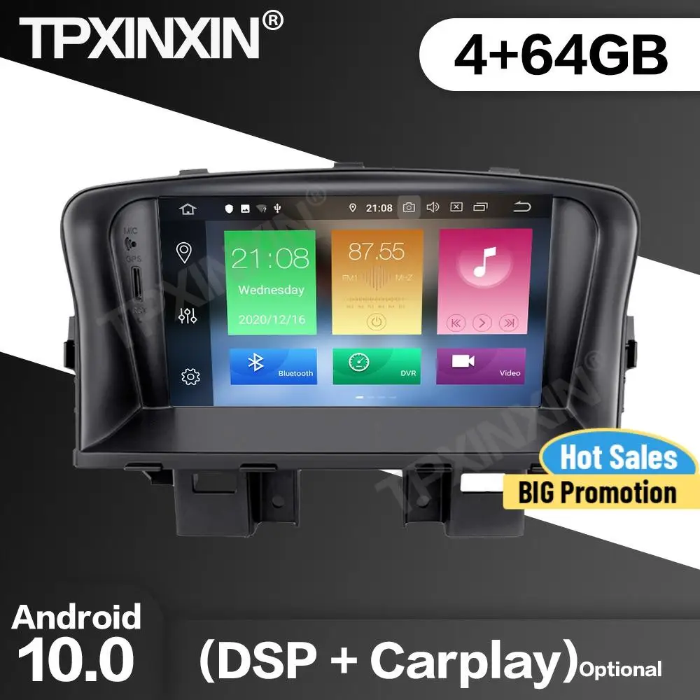Автомагнитола 2 Din, 64 ГБ, стереоприемник Android10.0 для Chevrolet Cruze 2009, 2010, 2011, 2012, GPS, мультимедийный плеер, записывающее устройство, головное устройство
Автомагнитола 2 Din, 64 ГБ, стереоприемник Android10.0 для Chevrolet Cruze 2009, 2010, 2011, 2012, GPS, мультимедийный плеер, записывающее устройство, головное устройство