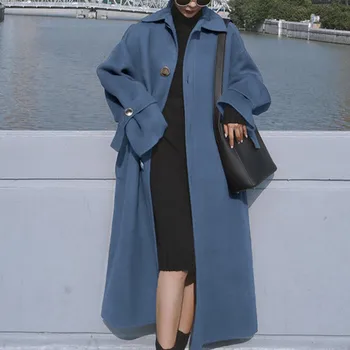 New winter fashion women's jacket windbreaker women's mid-length casual knitted cardigan pocket windbreaker temperament jacket
New winter fashion women's jacket windbreaker women's mid-length casual knitted cardigan pocket windbreaker temperament jacket