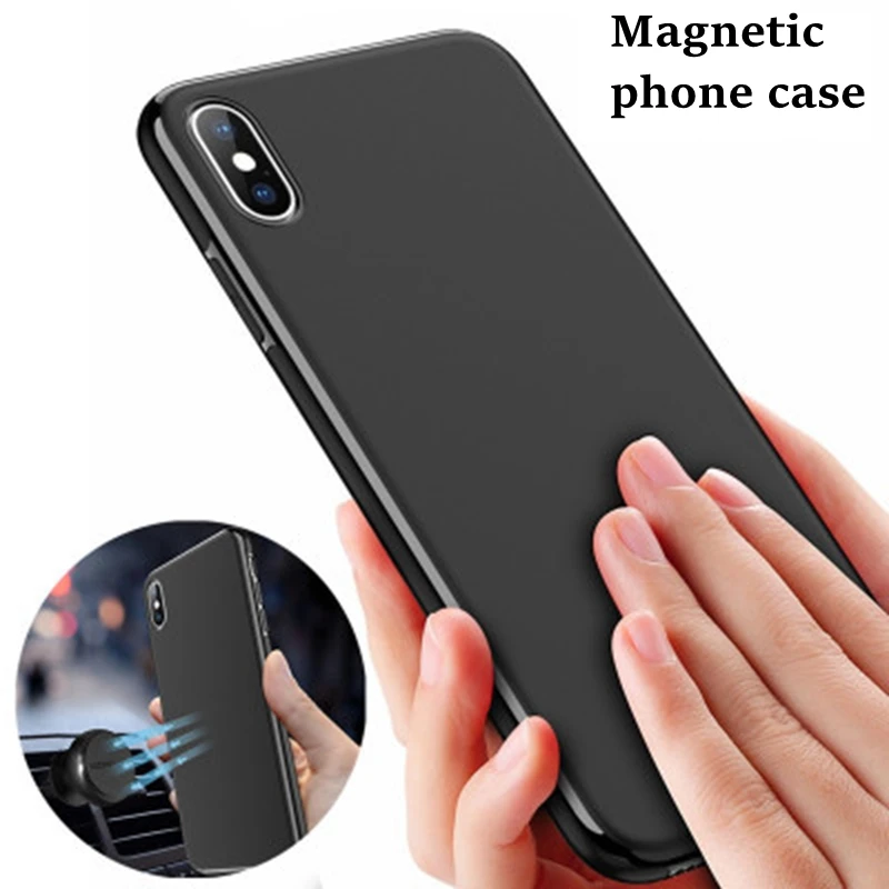 Magnetic For iphone XS MAX Case Soft TPU Silicone Slim Plain Black Blue Capa For iphone 7 8 6 6S Plus X 10 XS XR Case Back Cover
Magnetic For iphone XS MAX Case Soft TPU Silicone Slim Plain Black Blue Capa For iphone 7 8 6 6S Plus X 10 XS XR Case Back Cover